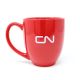 CN - Ceramic Red Mug with white CN logo