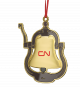 CN Bell Ornament 3'' pewter