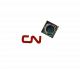 CN red logo pin with magnet