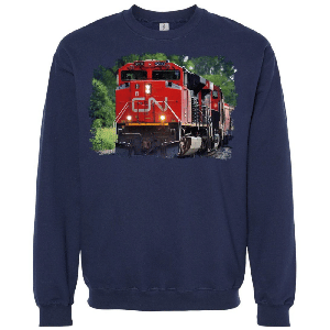 CN - Railway Engine Crewneck Navy
