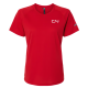 CN - Red Adidas t-shirt for women